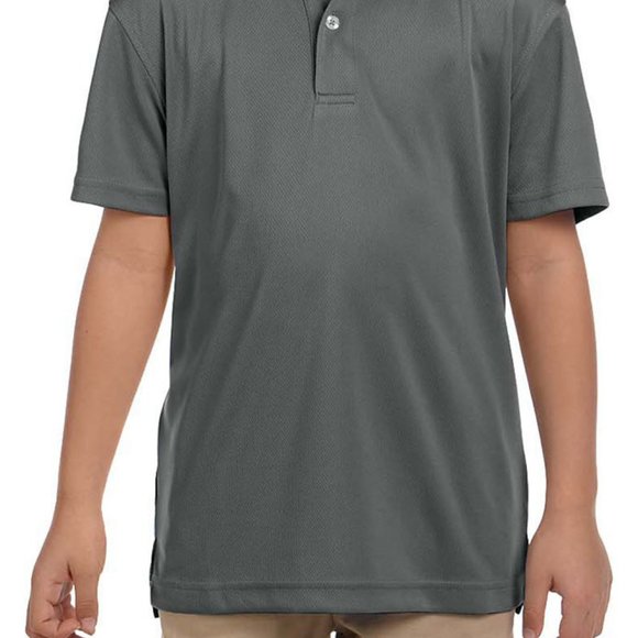 NWT HARRITON DOUBLE MESH SPORT SHIRT CHARCOAL SMALL, LARGE & XL - Picture 3 of 10
